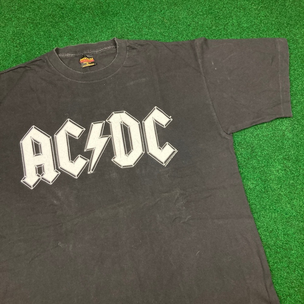 Vintage ACDC Shirt Mens XL Black 1996 Ballbreaker World Tour Concert Brockum 90s